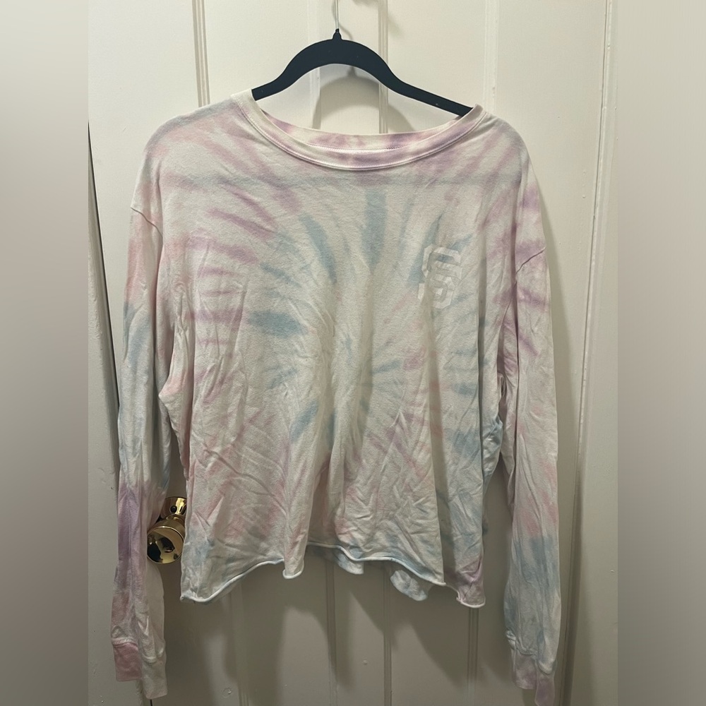 American Eagle Tailgate Women’s San Francisco Giants Tie-Dye T-Shirt